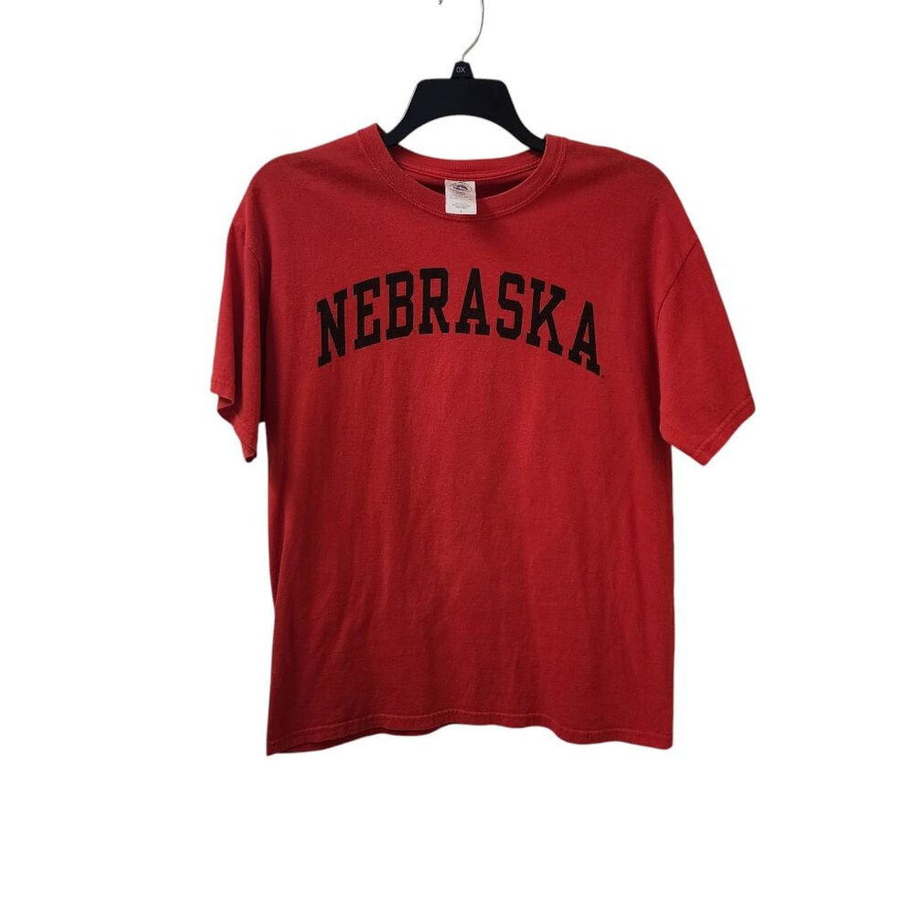 New Agenda Vintage Red Nebraska Cornhuskers University Shirt Large Unisex